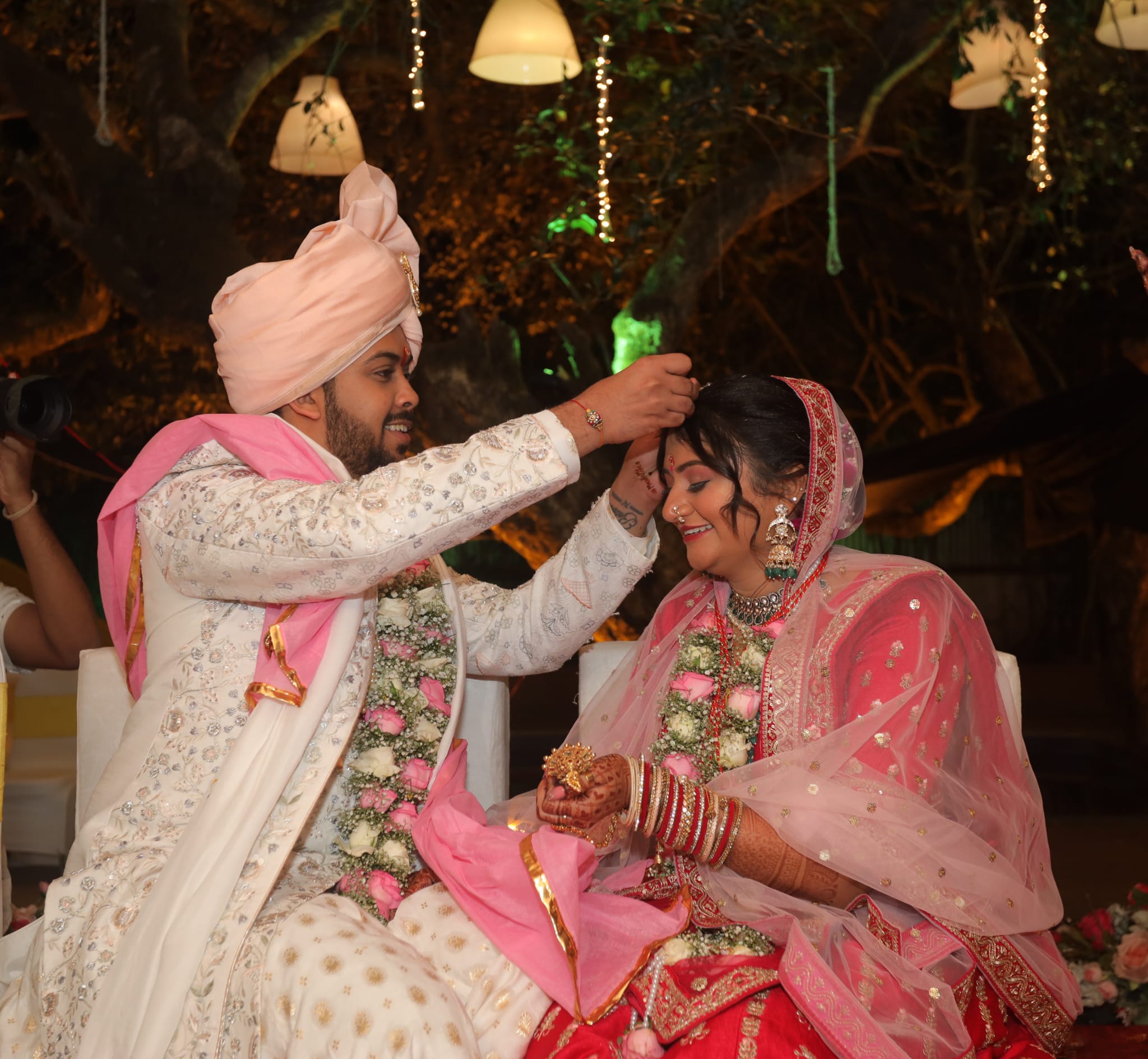 Wedding ceremony sindoor